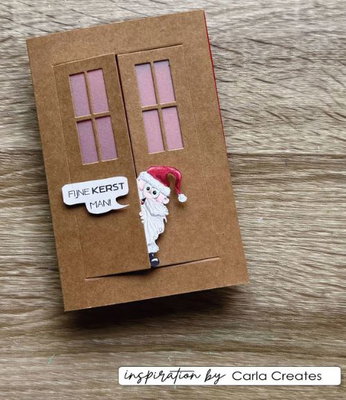 Vaessen Creative - Cutting and Embossing Dies - Christmas Door 5.9x5.9"  0601
