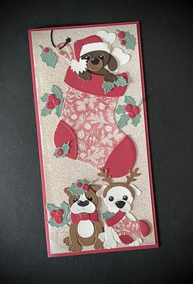 By Lene - Cutting & Embossing Die - XL Christmas stocking  BLD1878