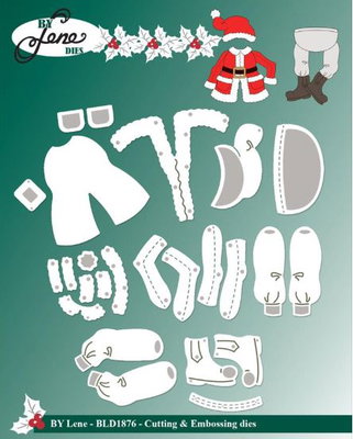 By Lene - Cutting & Embossing Die - Accessories for BLD1856  BLD1876