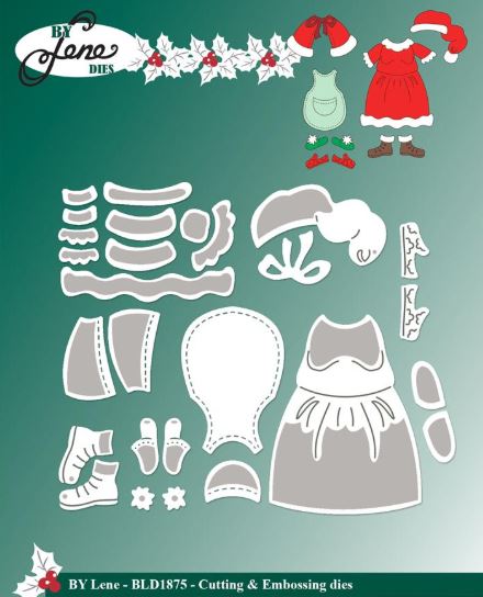 By Lene - Cutting & Embossing Die - Accessories for BLD1853  BLD1875