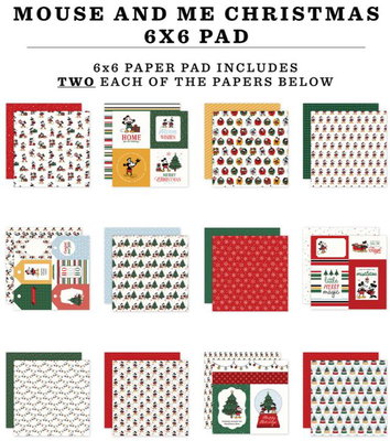 Echo Park - 6x6 paper pad - Mouse and me christmas