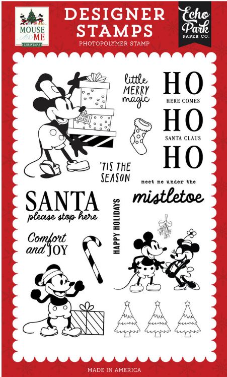 Echo Park -  Stamp Set Little Merry Magic - Mouse and me christmas MMC520047