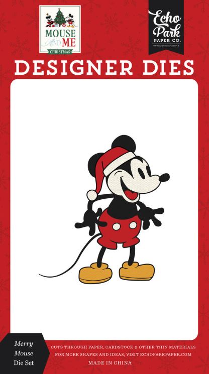 Echo Park - Die Set Merry Mouse - Mouse and me christmas MMC520040