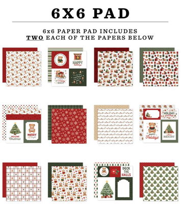 Carta Bella - 6x6 paper pad - Have a beary Christmas