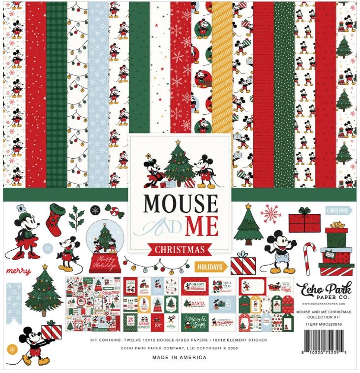 Echo Park - Collection Kit 12X12 - Mouse and me christmas