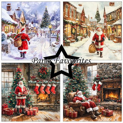 Paper Favourites - 6x6  Paper Pack - Santa Claus  PF597