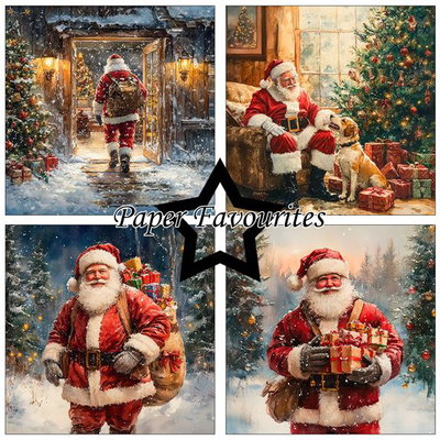 Paper Favourites - 6x6  Paper Pack - Santa Claus  PF597