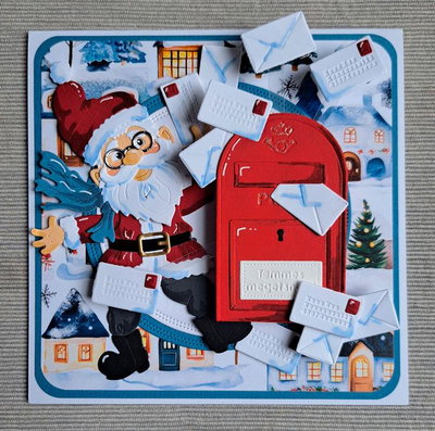 By Lene - Cutting & Embossing Die - Santa  BLD1882