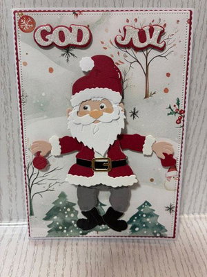 By Lene - Cutting & Embossing Die - Santa  BLD1882