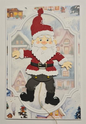 By Lene - Cutting & Embossing Die - Santa  BLD1882