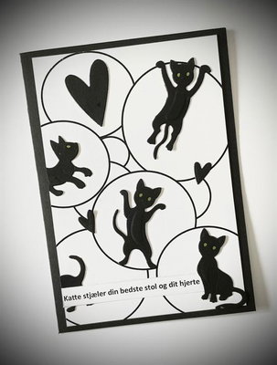 By Lene - Cutting & Embossing Die - Christmas Cats  BLD1886