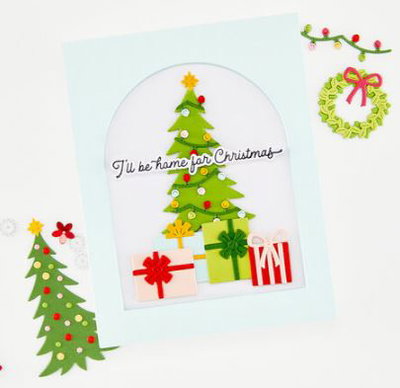 Hero Arts - Die set - Whimsical Wheels Beep Beep Holiday Extras DF310