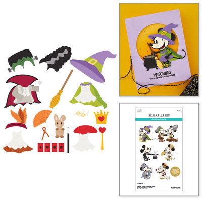 Spellbinders - Etched Dies - Classic Mouse Costume Party S5-774