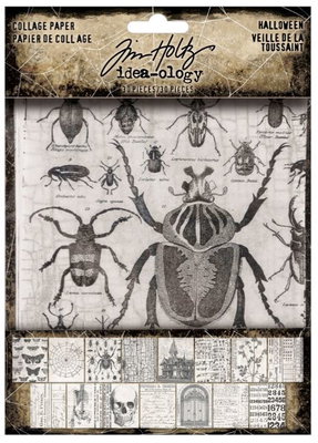 Tim Holtz Idea-Ology - Halloween Collage Paper TH94393