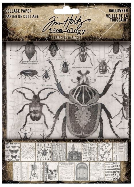 Tim Holtz Idea-Ology - Halloween Collage Paper TH94393