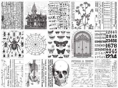 Tim Holtz Idea-Ology - Halloween Collage Paper TH94393