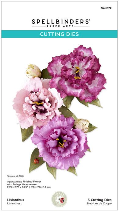 Spellbinders - Etched Dies - The Cottage Garden Lisianthus S4-1572