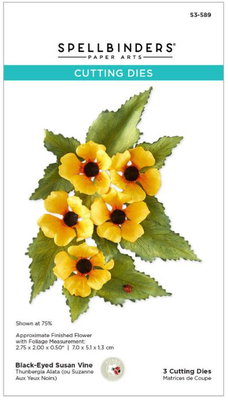 Spellbinders - Etched Dies - The Cottage Garden Black Eyed-Susan Vine S3-589