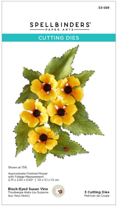Spellbinders - Etched Dies - The Cottage Garden Black Eyed-Susan Vine S3-589