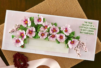 Spellbinders - Etched Dies - The Cottage Garden Vinca S2-477
