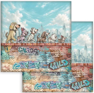 Stamperia - 12x12 Paper Pack - Furry Friends 2