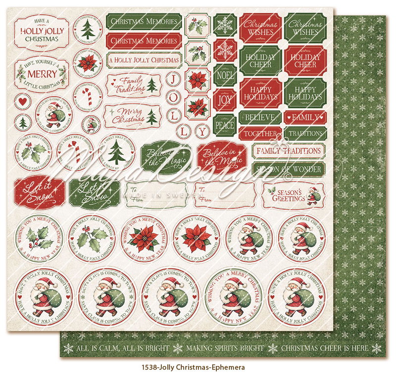 Maja Design - Jolly Christmas - Ephemera