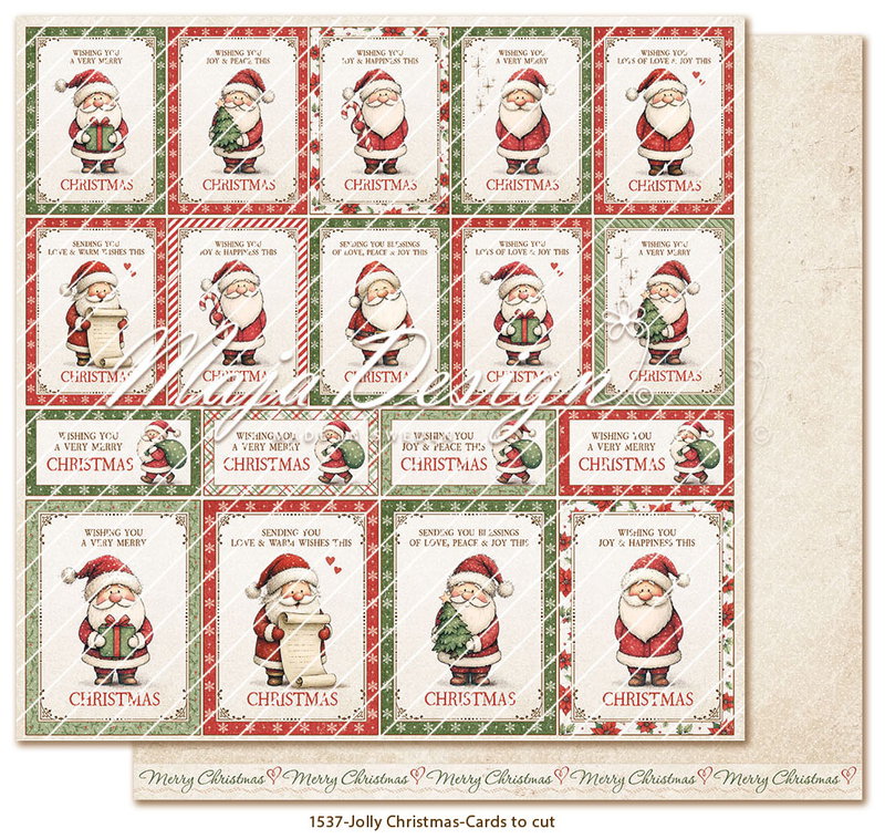 Maja Design - Jolly Christmas - Cards To Cut