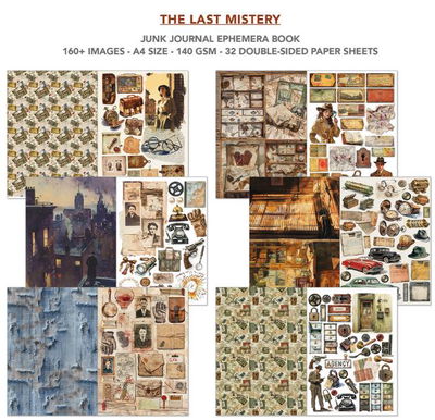 Ciao Bella - Junk Journal A4 Ephemera Book - The Last Mystery 32pcs  CBB017