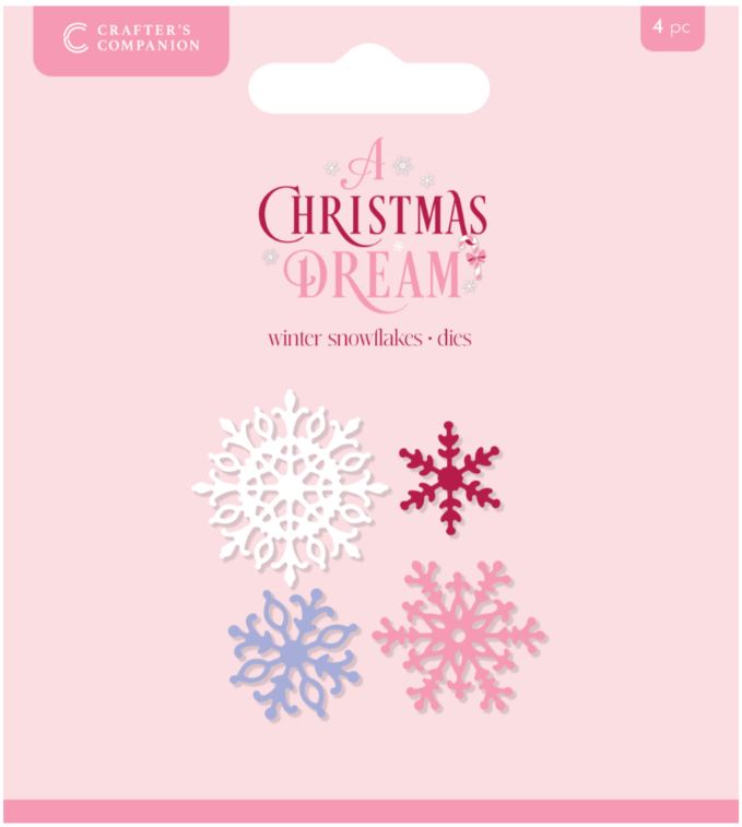 Crafters companion - metal dies - A Christmas Dream Winter Snowflakes SNO