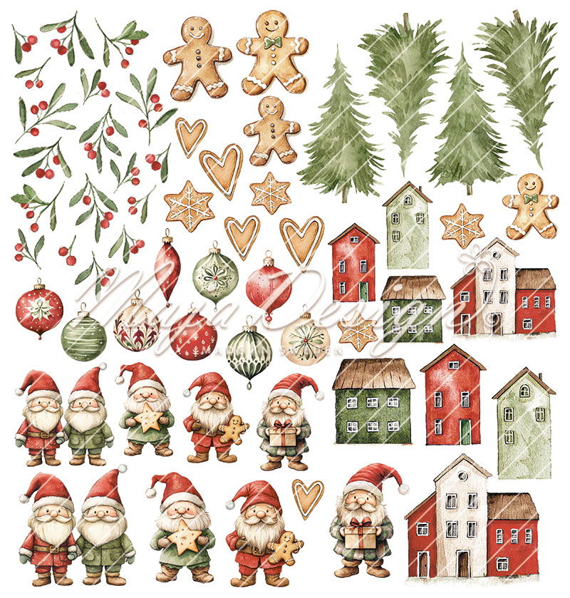 Maja Design - Christmas Wish - Paper Pack 12x12" Maja Design - Christmas Wish - Paper Pack 12x12"
