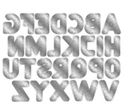 Crafters companion - metal die - Celebrate good times  Alphabet STAL