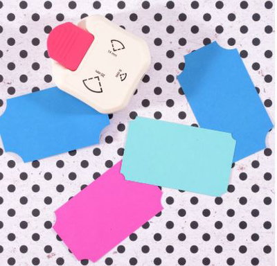 Vaessen Creative -3-in-1 Corner Tag Punch Ticket
