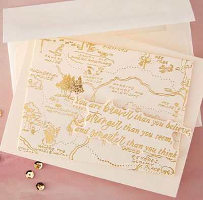 Spellbinders -  BetterPress - Classic Pooh baby The Hundred Acre Wood BP-343