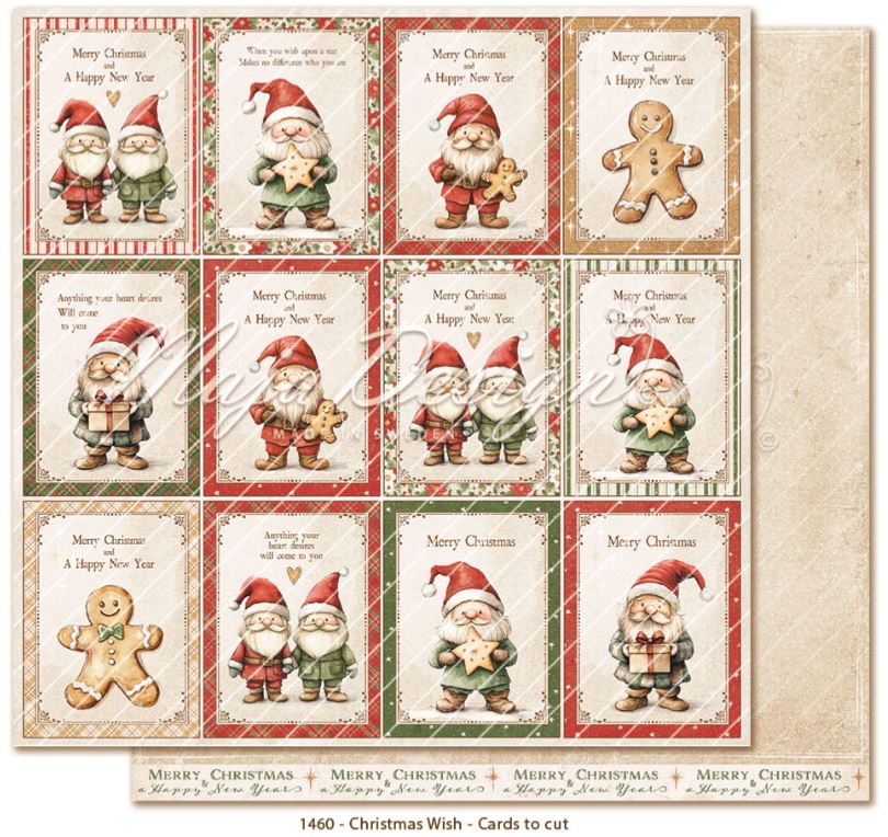 Maja Design - Christmas Wish - Cards to cut Maja Design - Christmas Wish - Cards to cut
