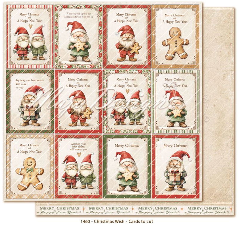 Maja Design - Christmas Wish - Cards to cut Maja Design - Christmas Wish - Cards to cut