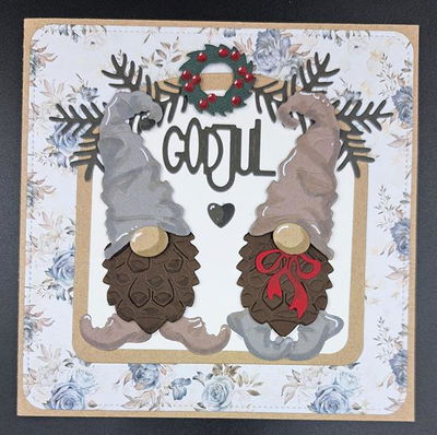By Lene - Cutting & Embossing Die - Pine cone Gnomes  BLD1799