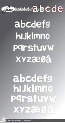 By Lene - Cutting & Embossing Die - Alphabet - Small letters  BLD1852