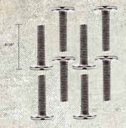 Idea-Ology Metal Long Screws 8/Pkg - Tim Holtz