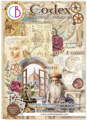 Ciao Bella - Junk Journal A4 Ephemera Book - Codex 32pcs