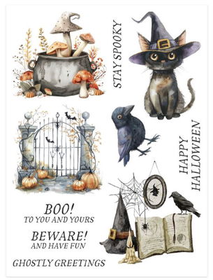 Spellbinders - Rub-On Sheets - Simply Made Stay Spooky SCSR-004
