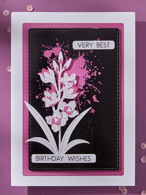 Spellbinders - Etched Dies - Gladiolus S4-1429