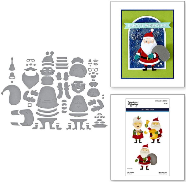 Spellbinders - Etched Dies - North Pole Friends The Clauses S6-262