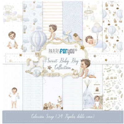 Papers for you - Sweet Baby Boy - 6x6 24pc