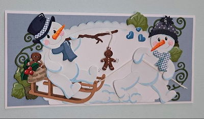 By Lene - Cutting & Embossing Die - Sled BLD1595