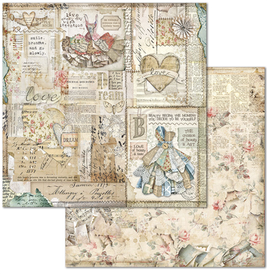 Stamperia Paper Pad 8x8 - Imagine