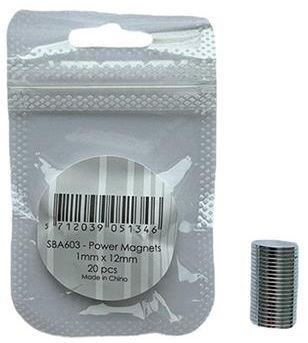 Simple and Basic - Power Magneter  1x12mm 20 pcs - SBA603