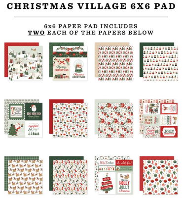 Carta Bella - 6x6 paper pad - Christmas Village