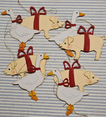By Lene - Cutting & Embossing Die - Large Christmas Duck BLD1700