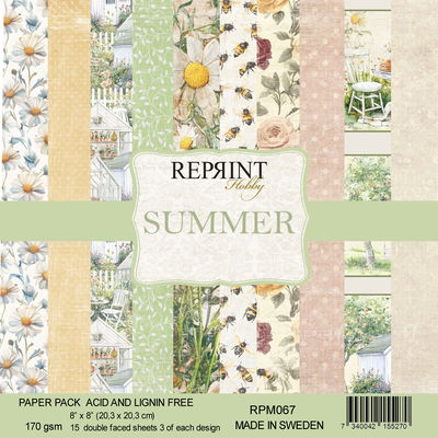 Reprint - Paperpack 8x8 - Summer collection