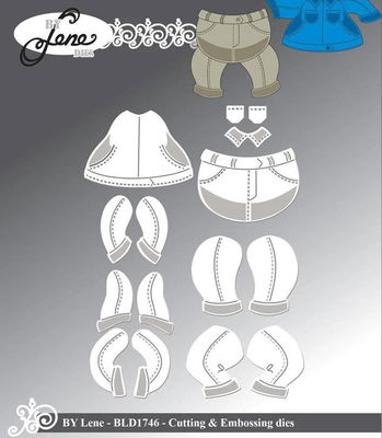 By Lene - Cutting & Embossing Die - Accessories for BLD1727 #5  BLD1746
